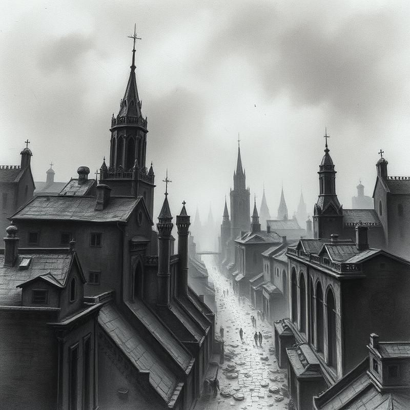charcoal drawing style AI art