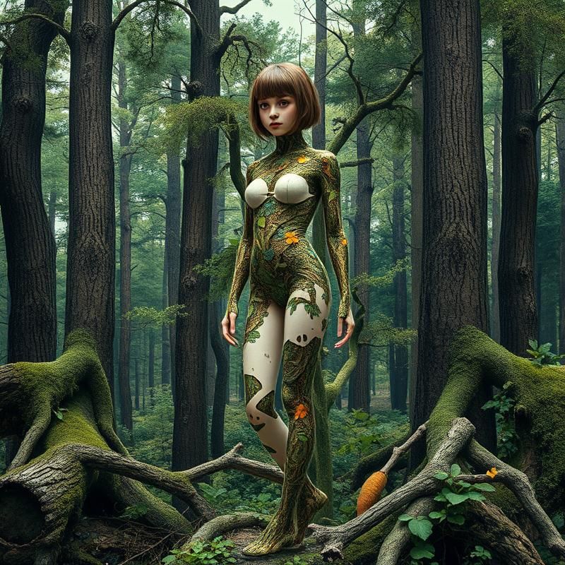 post-modernist style AI art