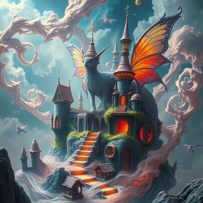 surrealism style AI art