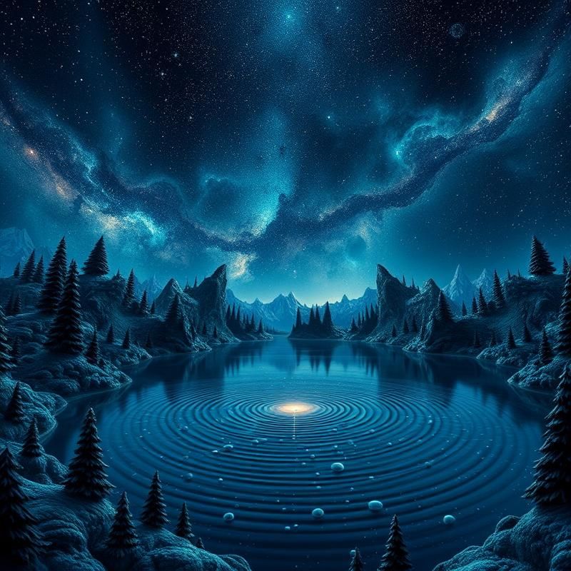 fractal art style AI art