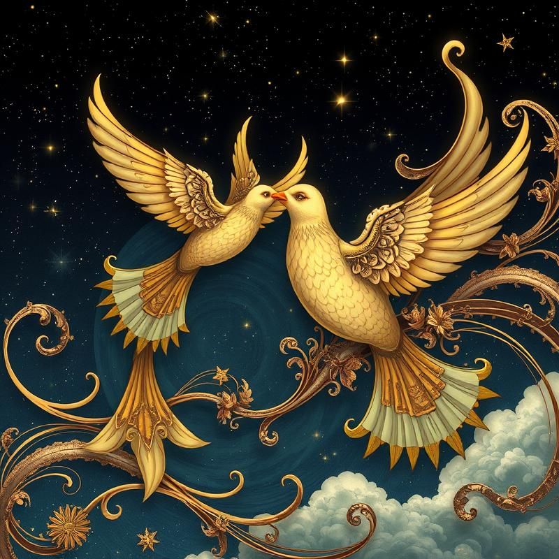 art nouveau style AI art