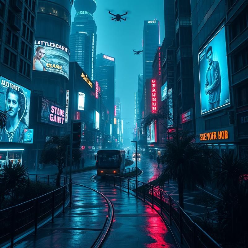 cyberpunk style AI art