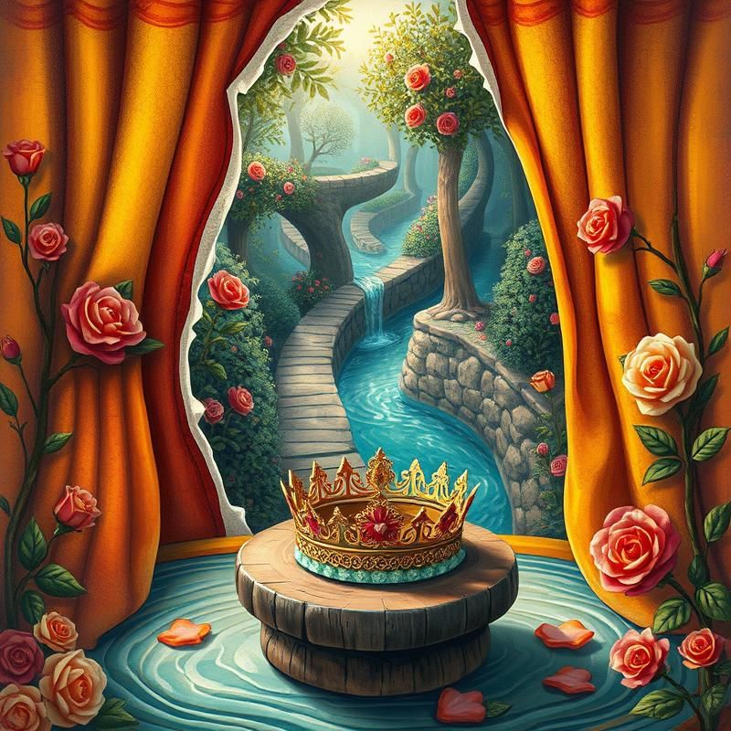 folk art style AI art