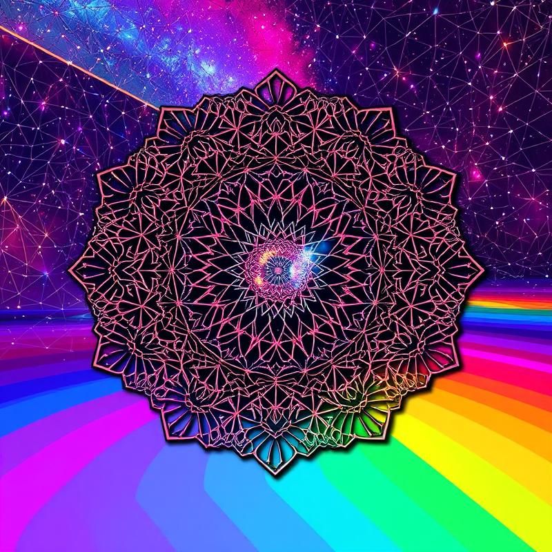 geometric style AI art