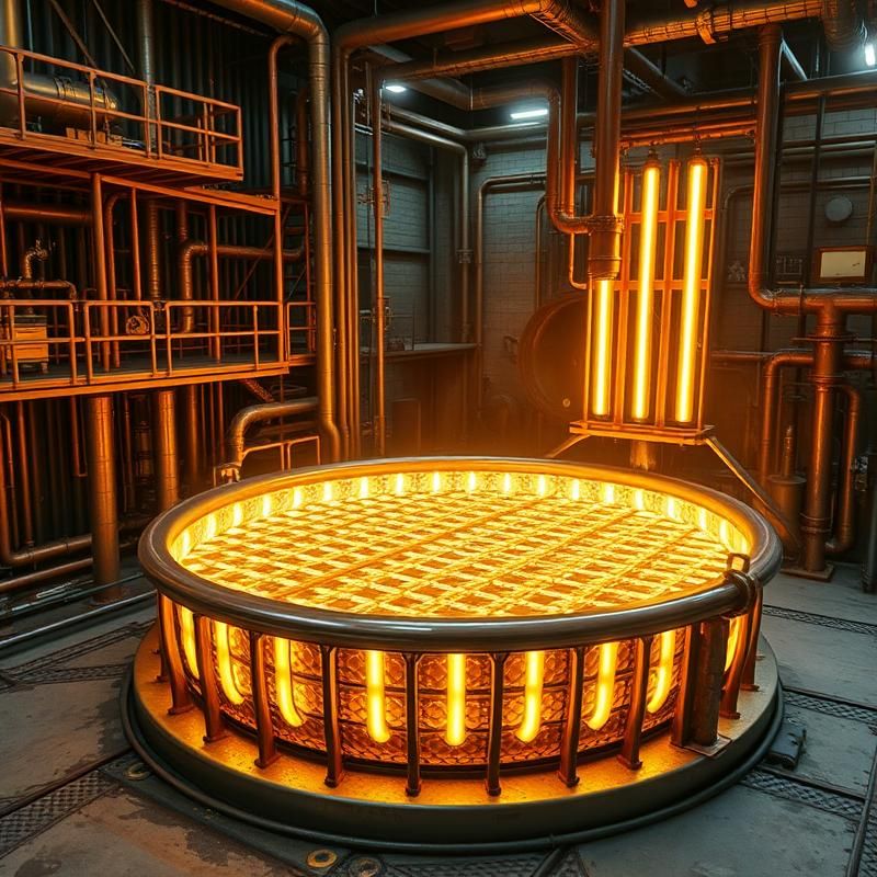 industrial style AI art