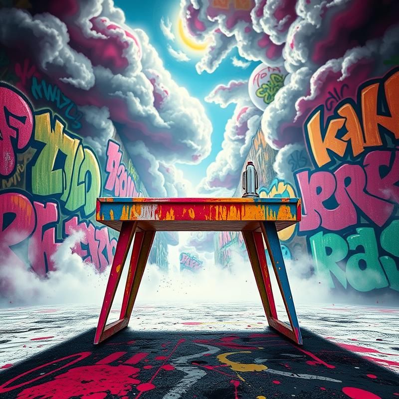 graffiti style AI art