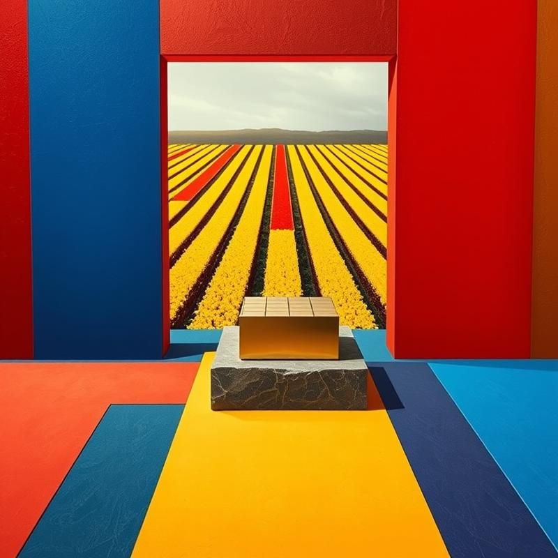 de stijl style AI art