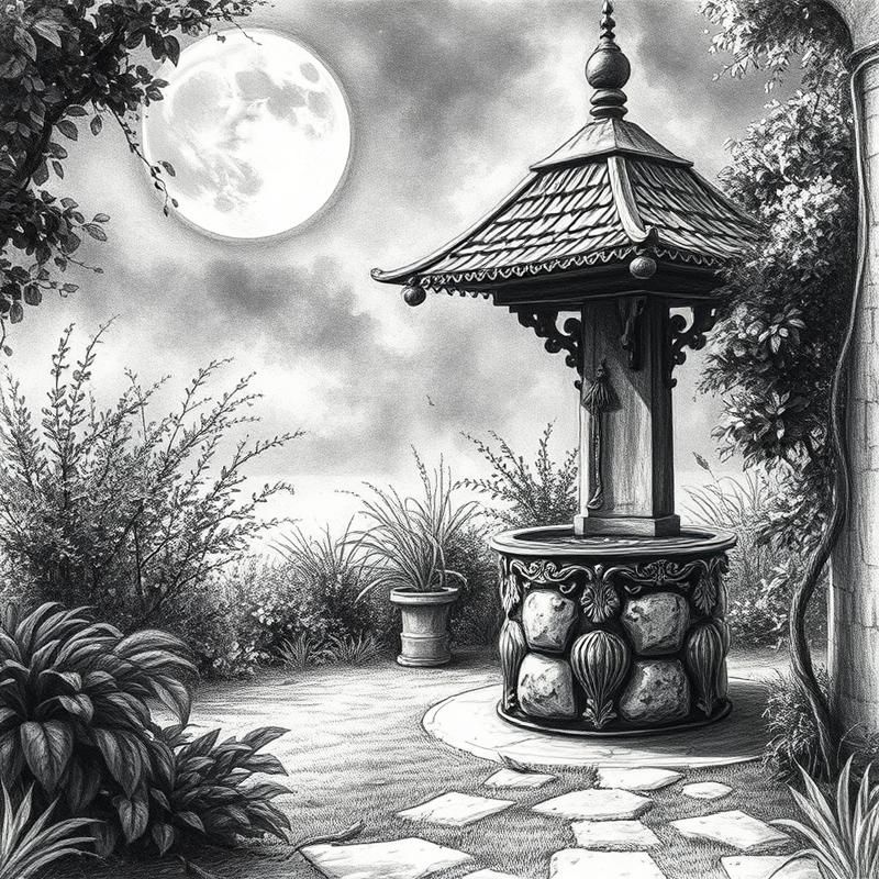 charcoal drawing style AI art
