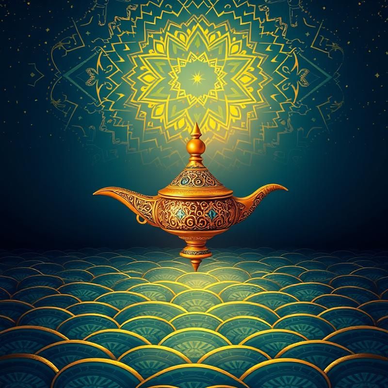 islamic art style AI art