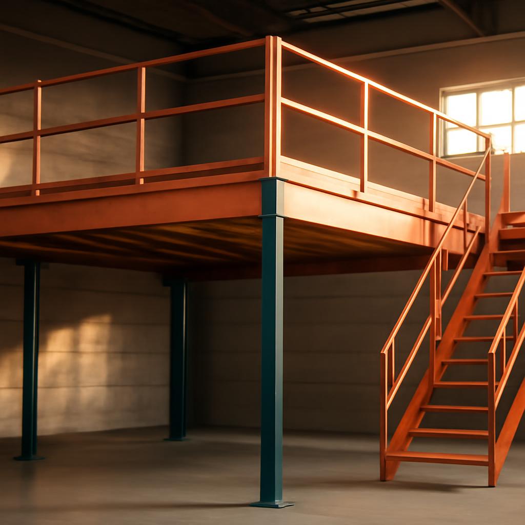 Антресоль в помещении с высотой потолков более 8 метров.