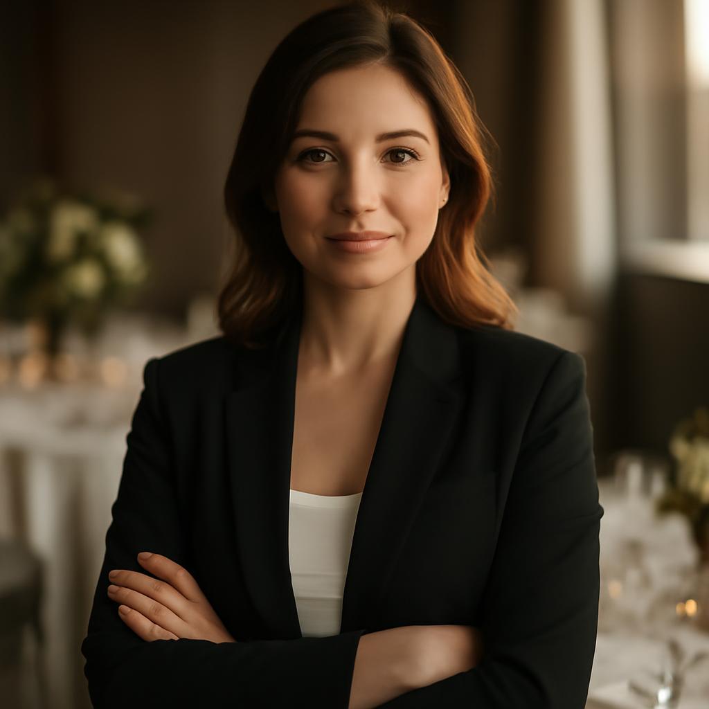 Анна Смирнова — портрет свадебного организатора в профессиональной обстановке