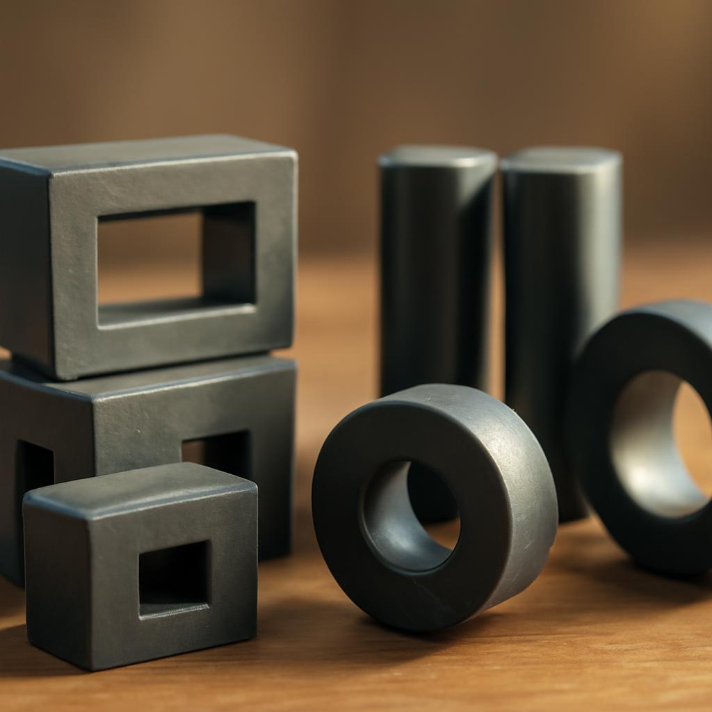 Различные типы ферритовых сердечников