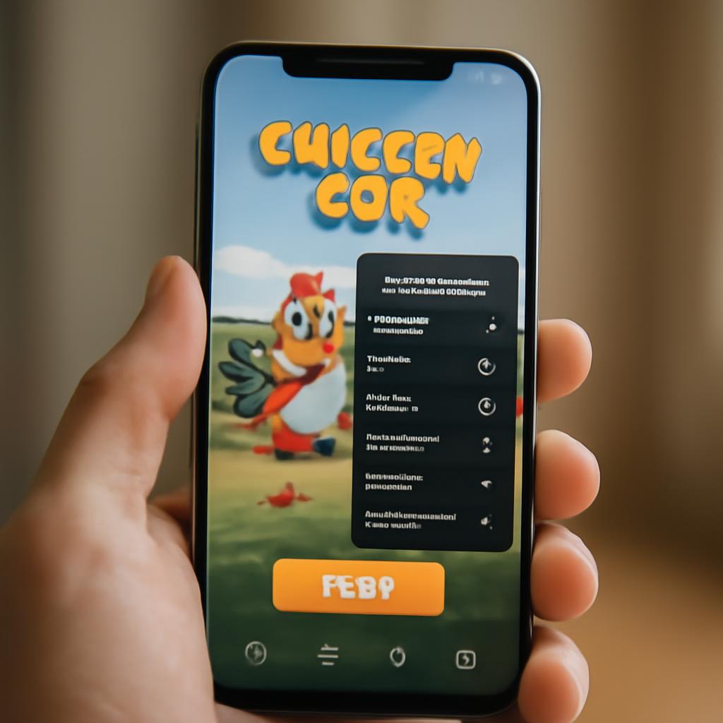 Интерфейс чит версии Chicken Gun с мод меню