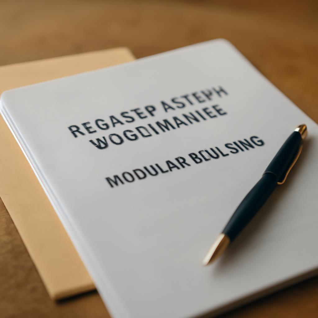 Документы для регистрации модульного здания