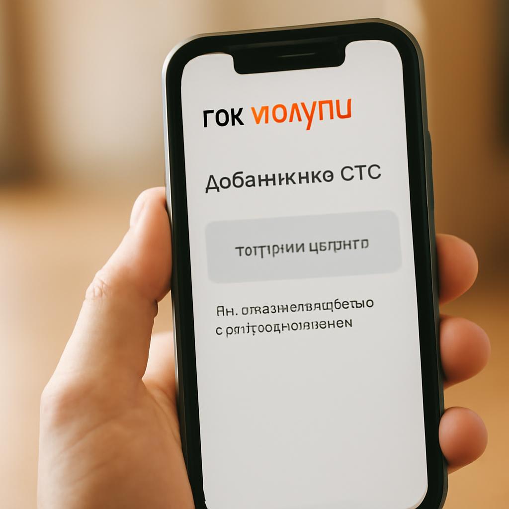 Интерфейс Госуслуг при добавлении СТС