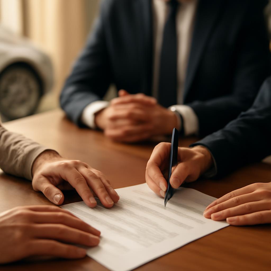 Подписание договора трейд-ина с участием банка