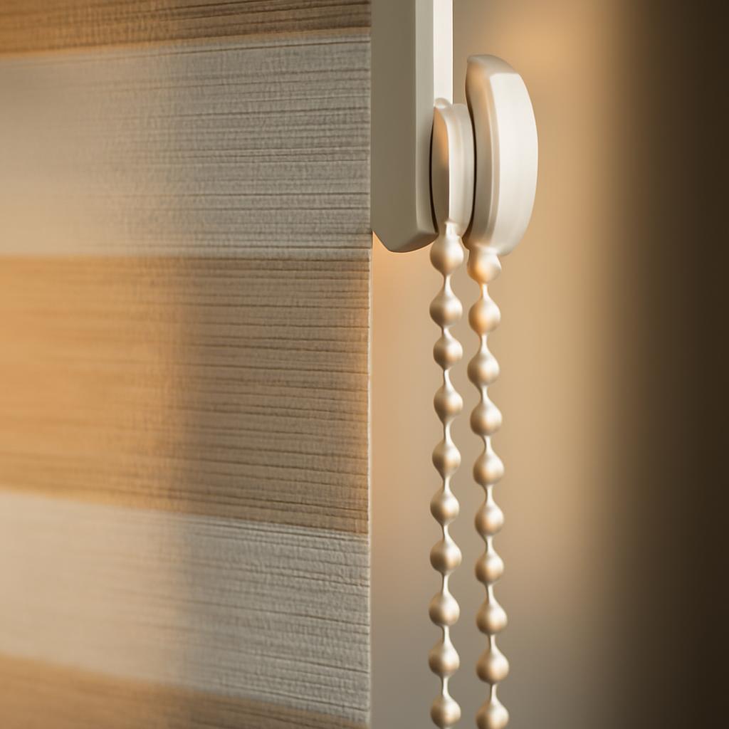 Механизм регулировки света в рулонных шторах день-ночь