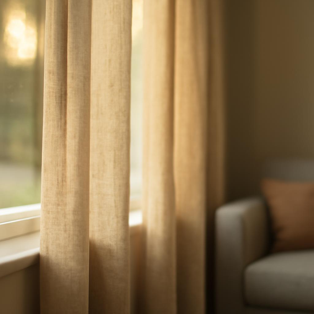 Экологичные шторы своими руками в современном интерьере