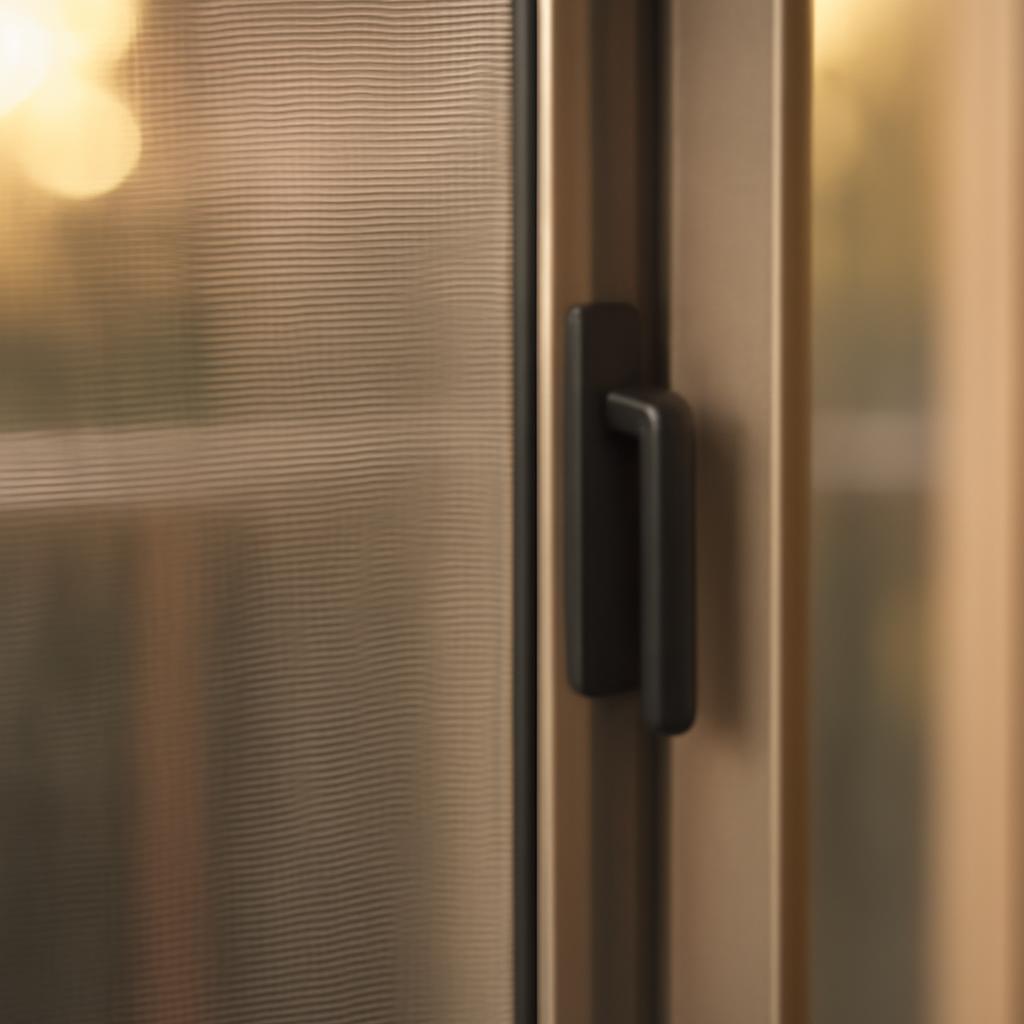 Раздвижная москитная сетка на балконной двери