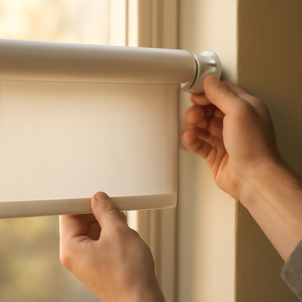 Создание рулонных штор в домашних условиях: от идеи до результата Установка рулонных штор в оконный проем с использованием кронштейнов