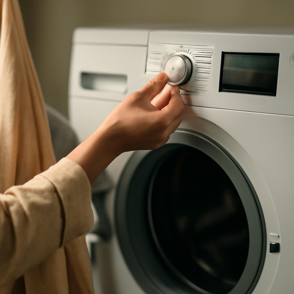 Настройка стиральной машины для стирки штор