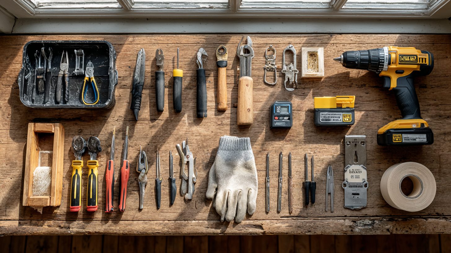 Необходимые инструменты для установки люстры