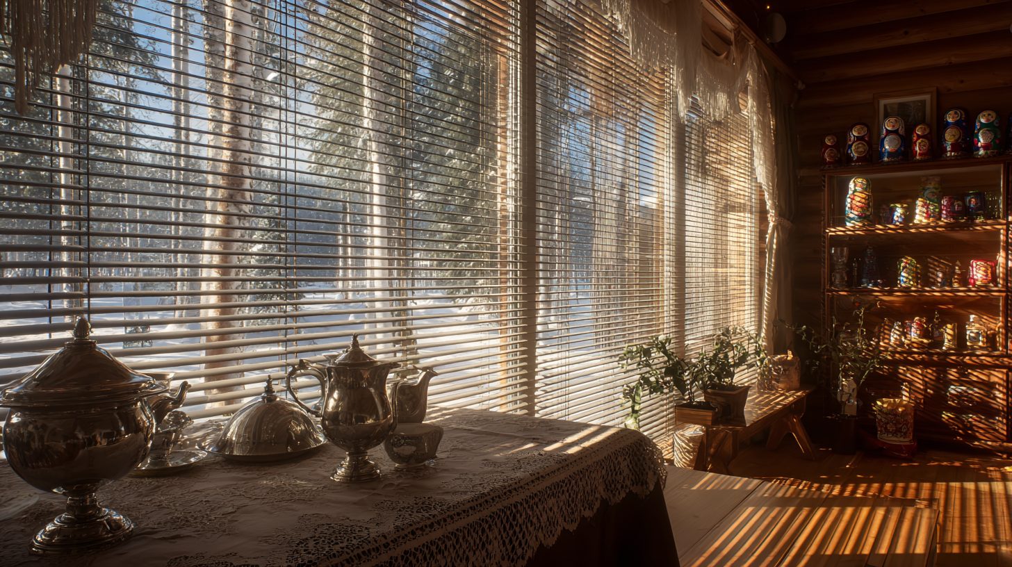 Преимущества горизонтальных алюминиевых жалюзи в интерьере российского дома