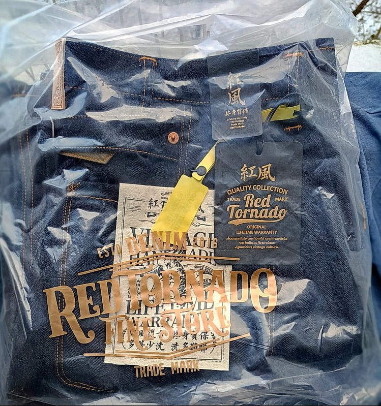 Red Tornado selvedge jeans. C подворотом? Без? 