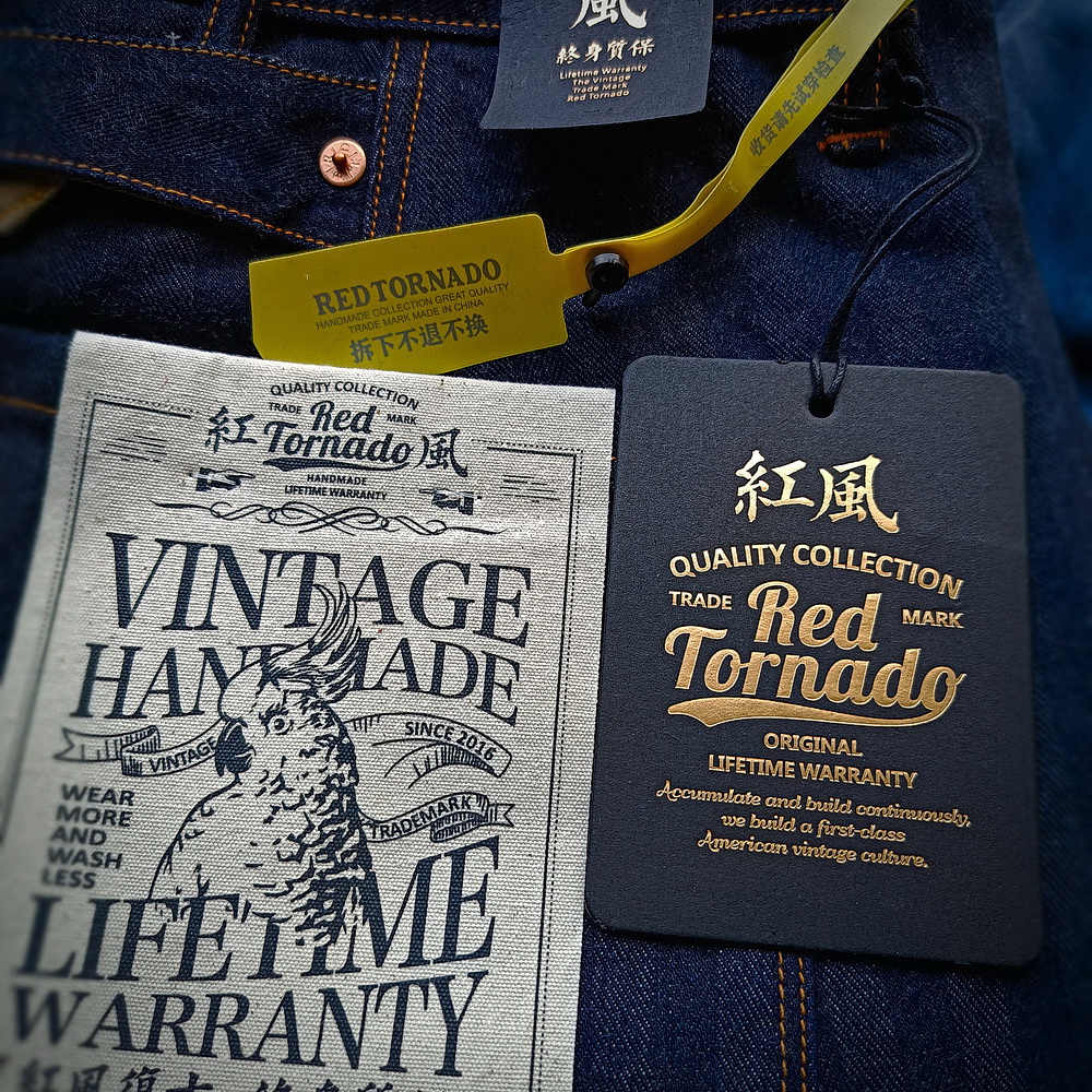 Red Tornado selvedge jeans. C подворотом? Без? 