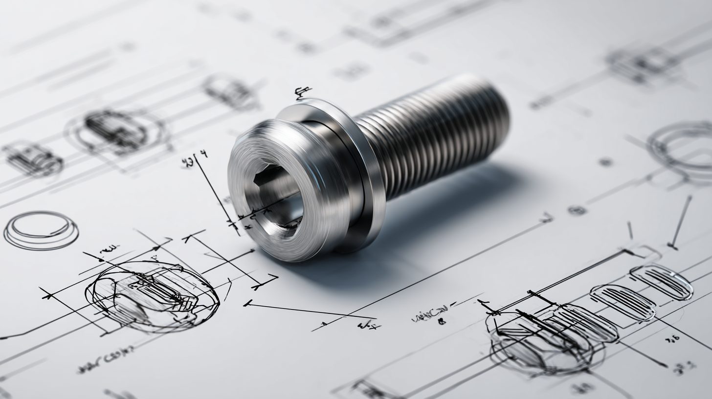 Схема винта с полукруглой головкой и внутренним шестигранником