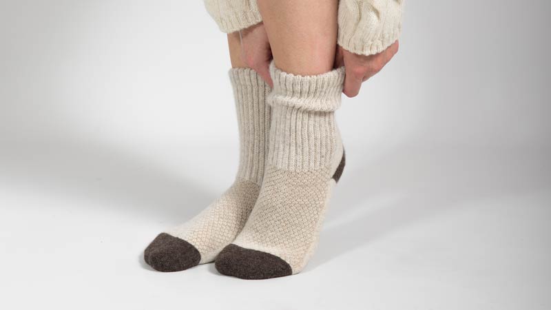 Шерстяные носки из тонкой шерсти