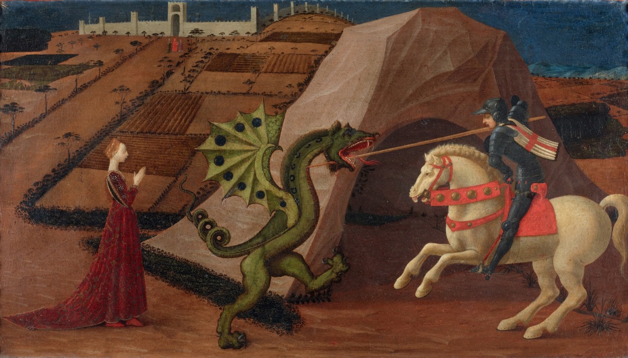 37 - 1430-1435 Paolo Uccello Saint George and the Dragon.jpg