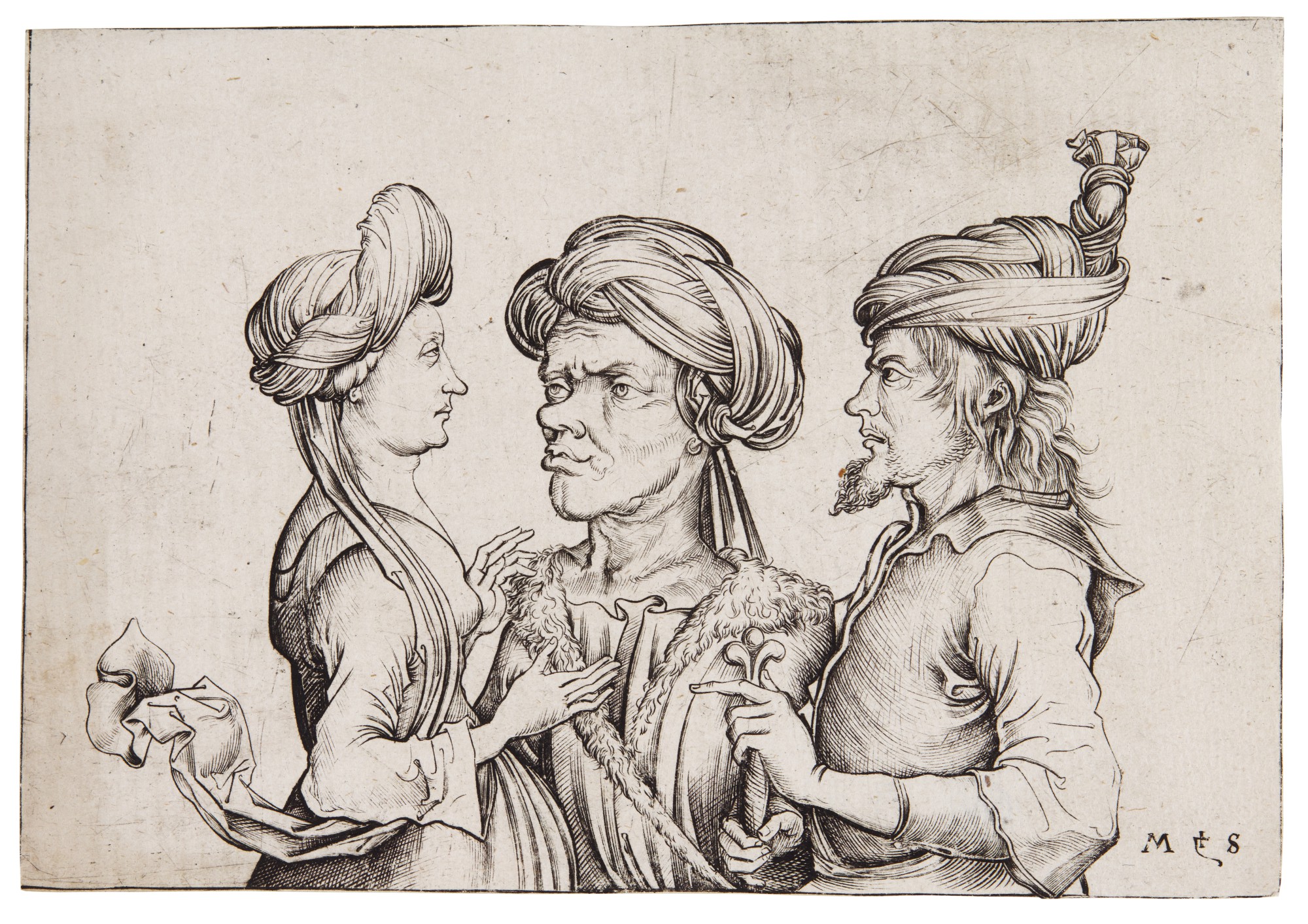 17 Circle of Martin Schongauer 1448 – 1491 Die Kupplerin.jpg