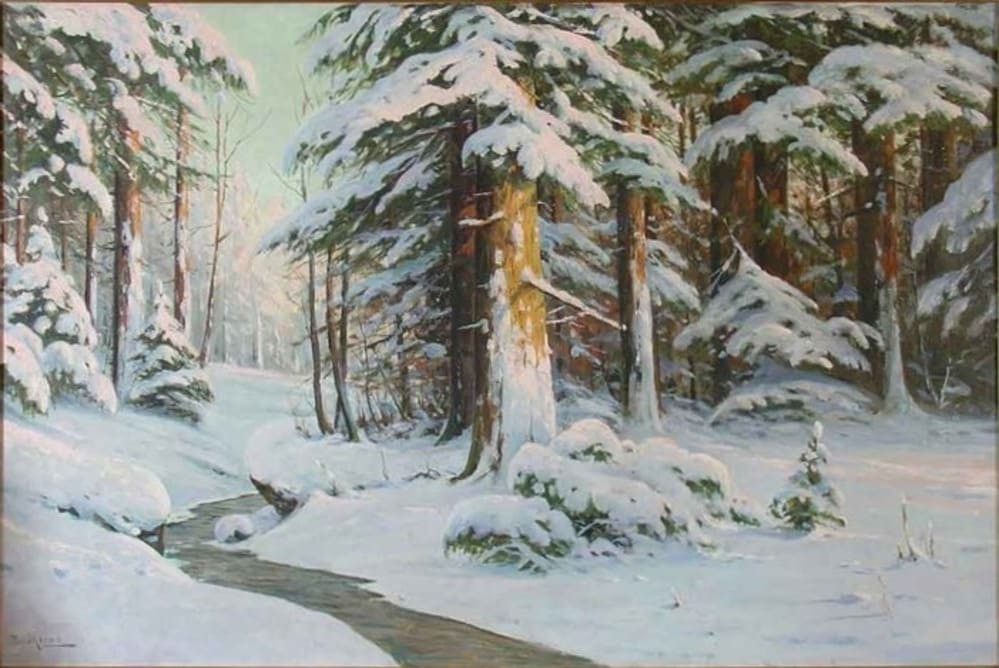 Bruno_Moras_-_Bachlauf_in_m?rkischem_Winterwald.jpg