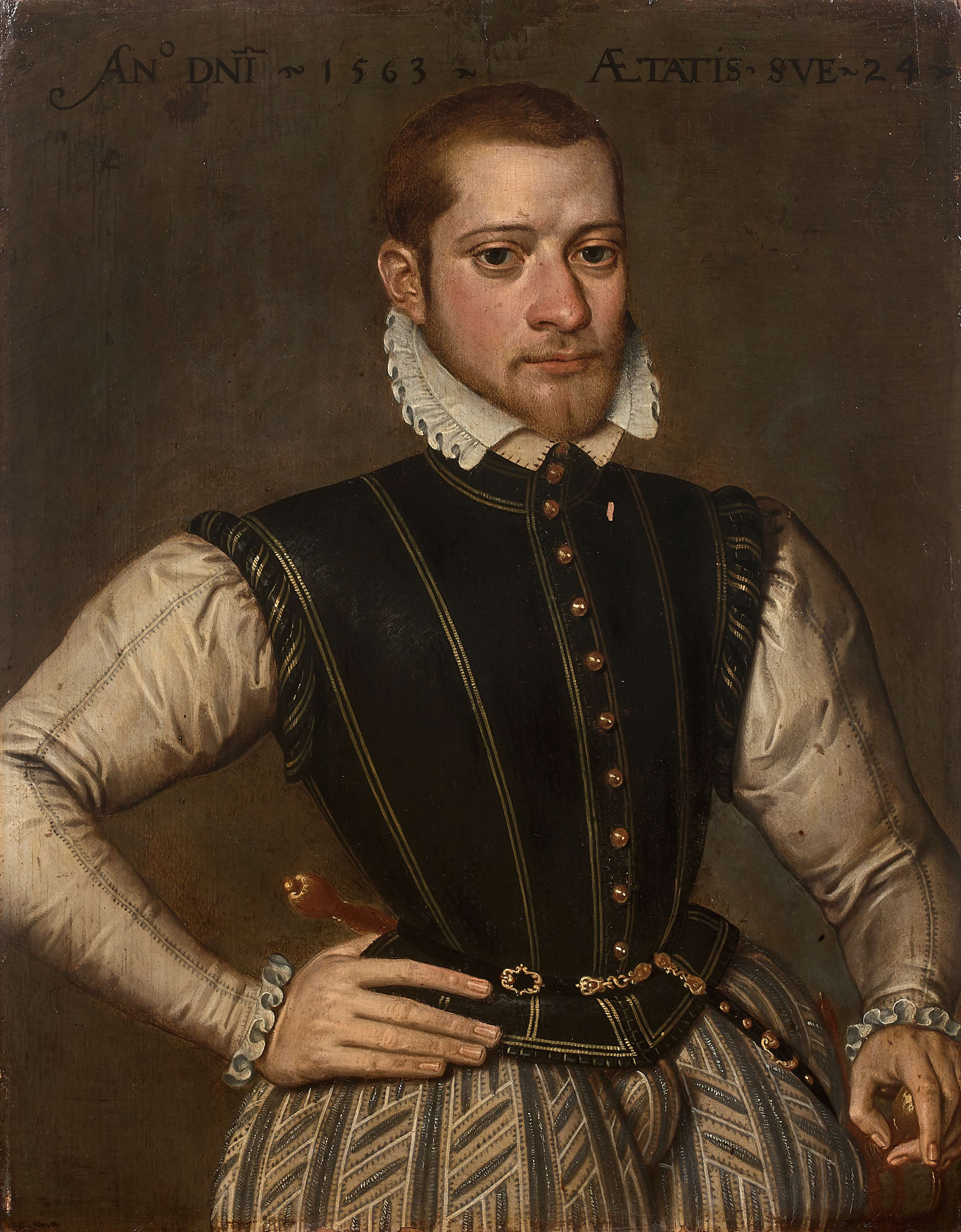10Gillis CLAEISSENS Bruges, vers 153637 - 1605-Portrait d'homme.jpg