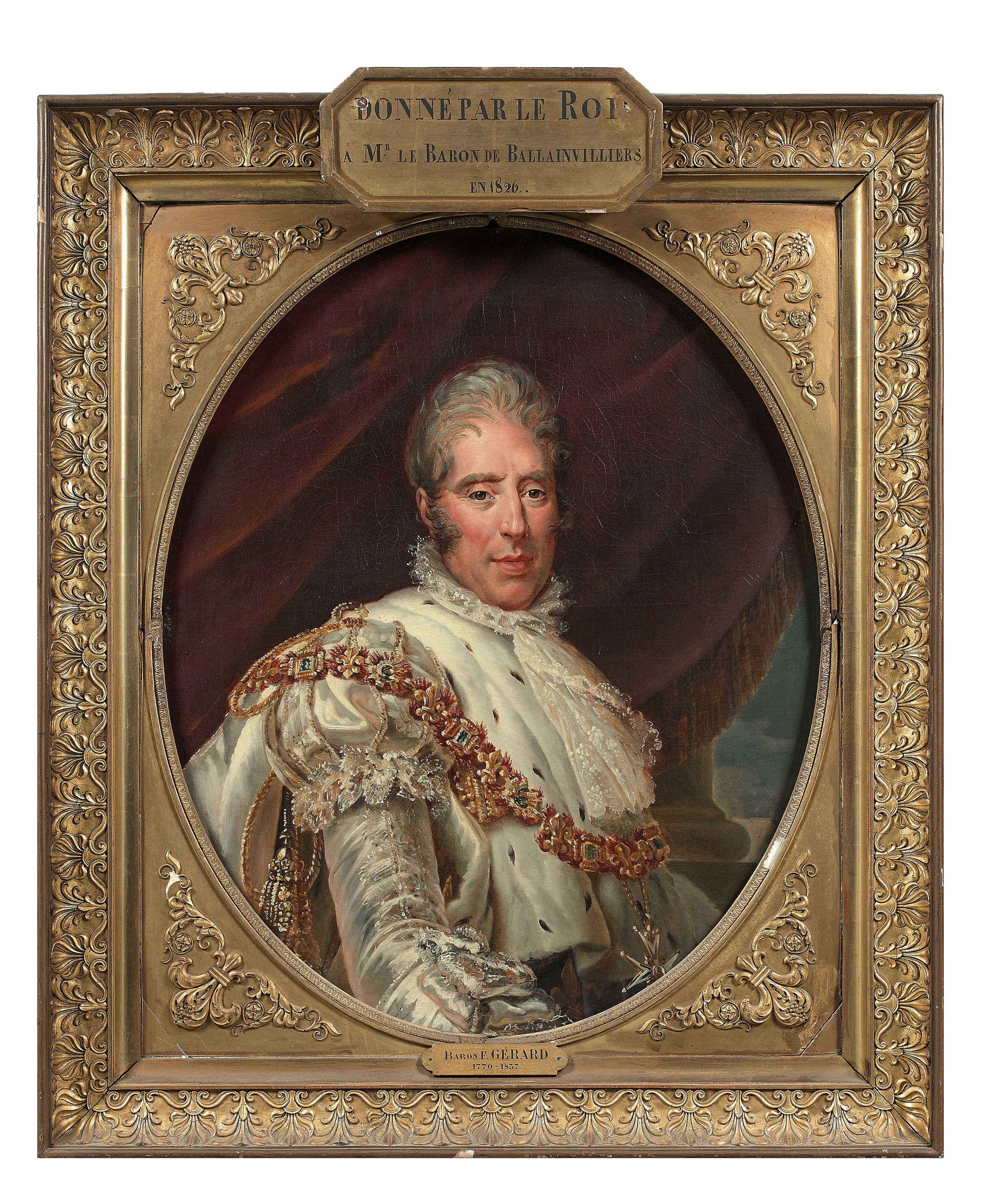 46Atelier de Fran?ois Pascal Simon, baron G?rard Rome, 1770 - Paris, 1837-Portrait de Charles X en costume de sacre.jpg