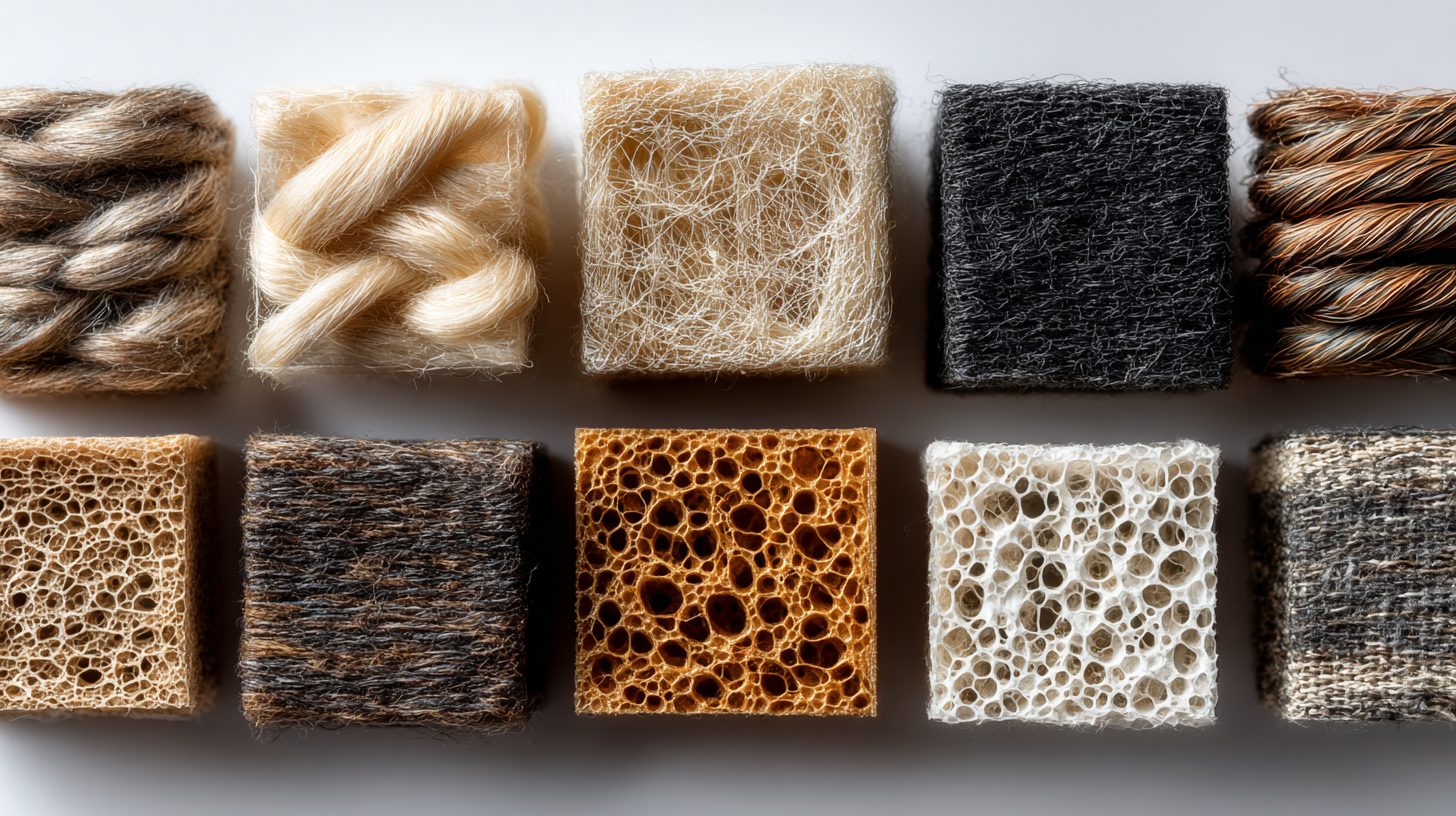 Различные материалы москитных сеток в разрезе