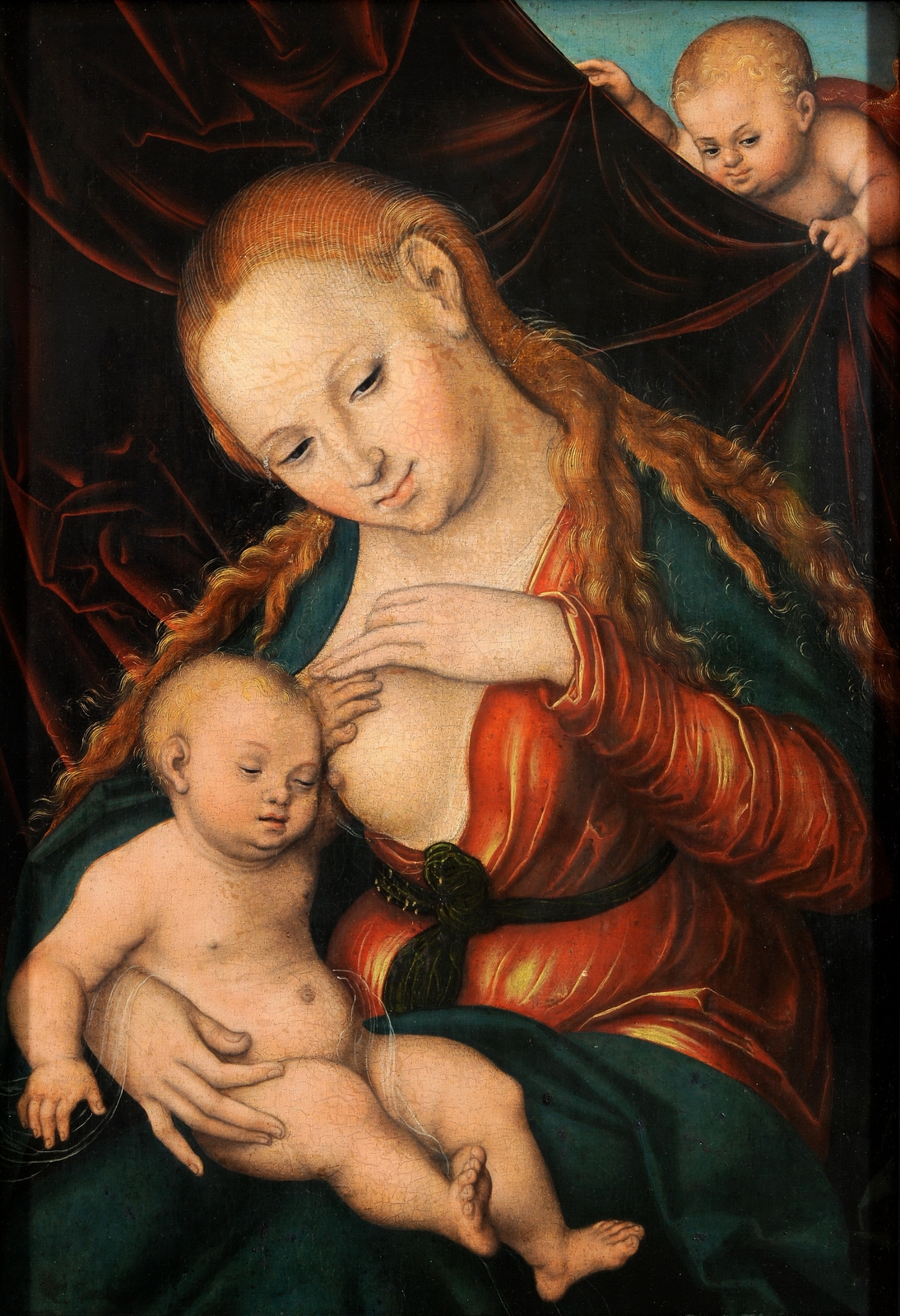 8Мадонна-Млекопитательница (The Virgin nursing the Child)_1530-1535_49 х 33_д.,м._Лейпциг, Музей изобразительных искусств.jpg