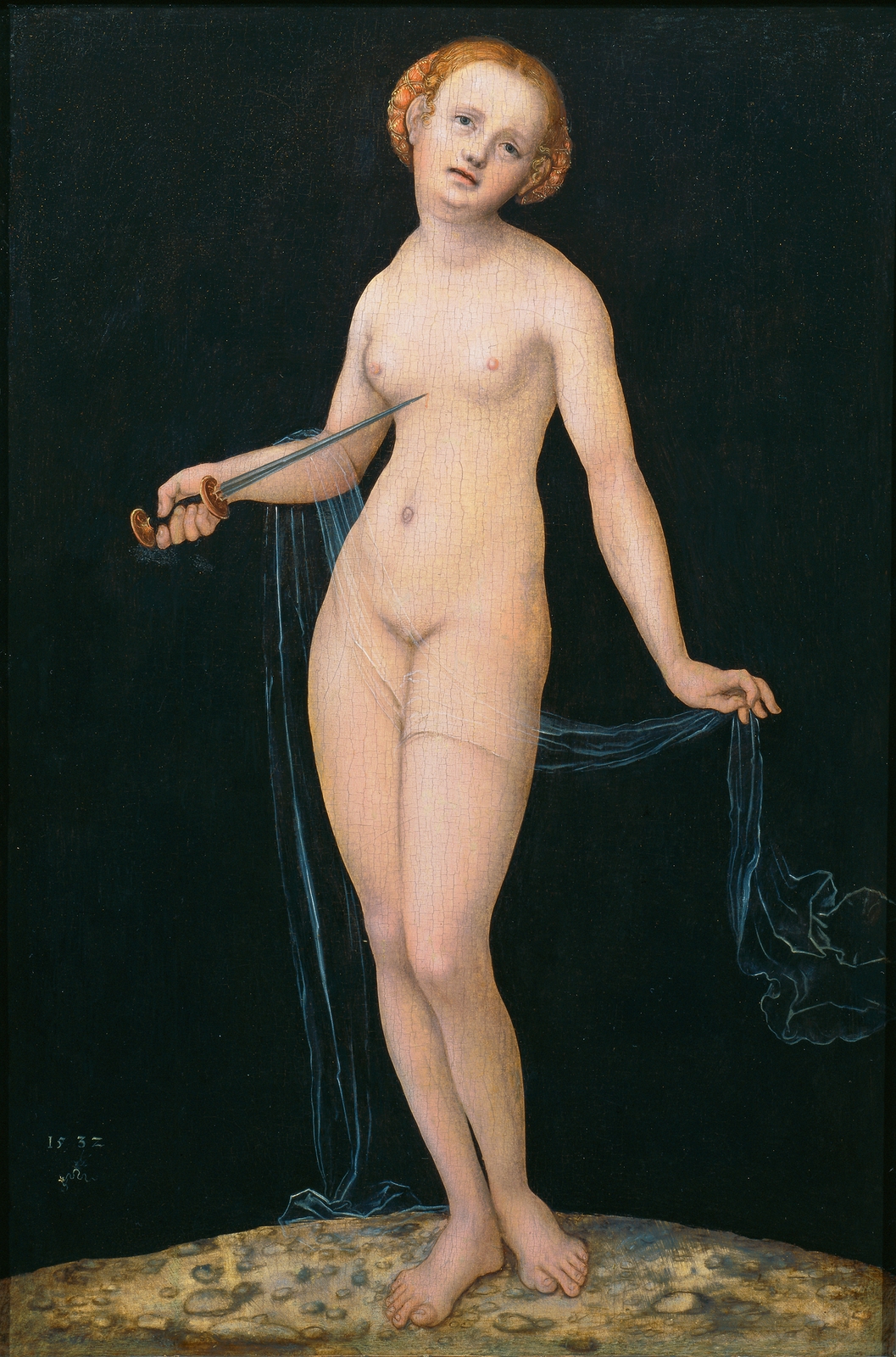 45Лукреция (Lucretia)_1532_37 х 42_д.,м._Вена, Художественная академия..jpg