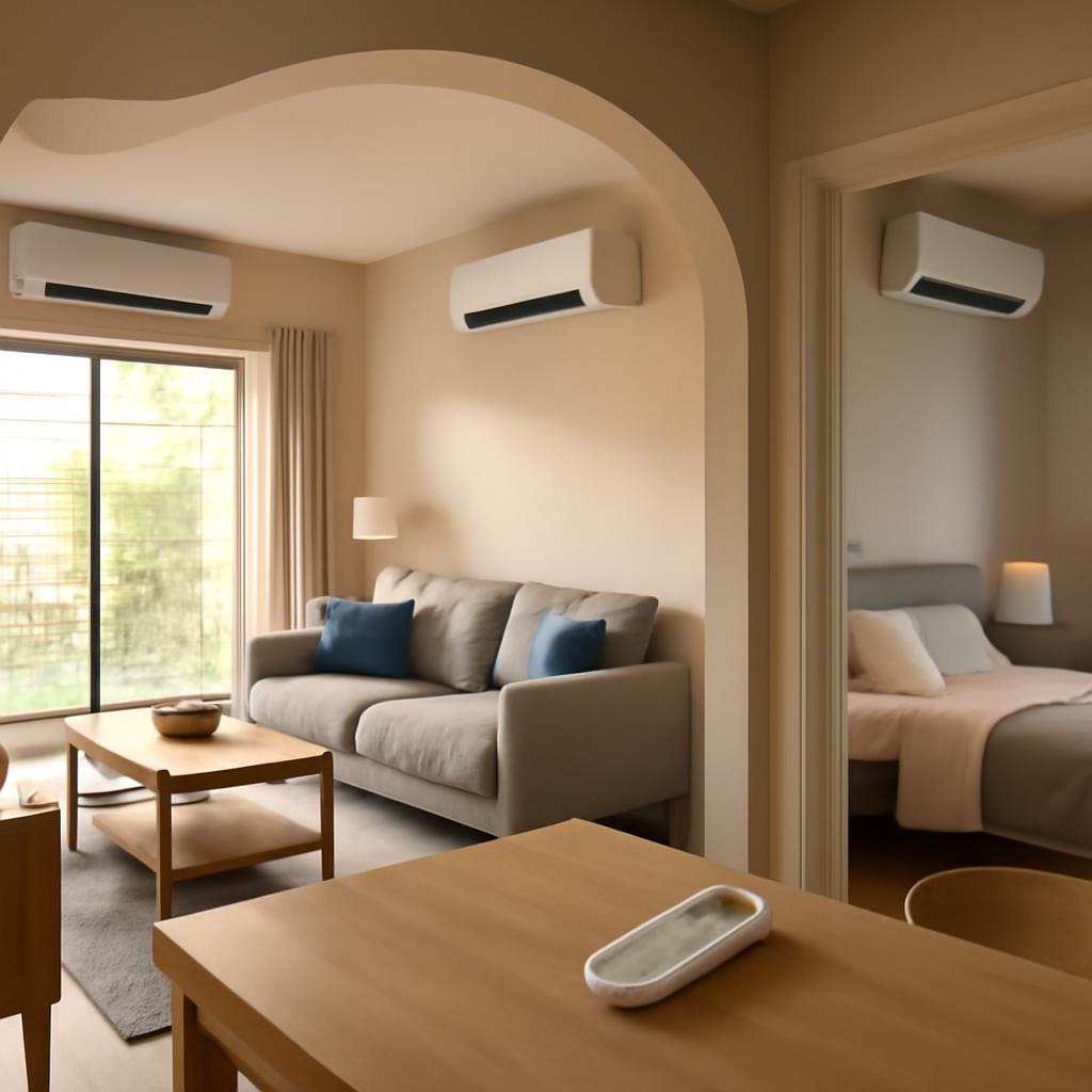 Пример расчета мощности кондиционера для разных типов комнат в квартире