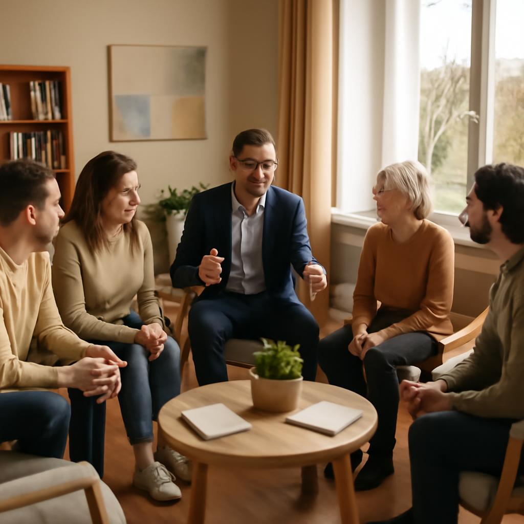 Групповая психологическая консультация в российском центре