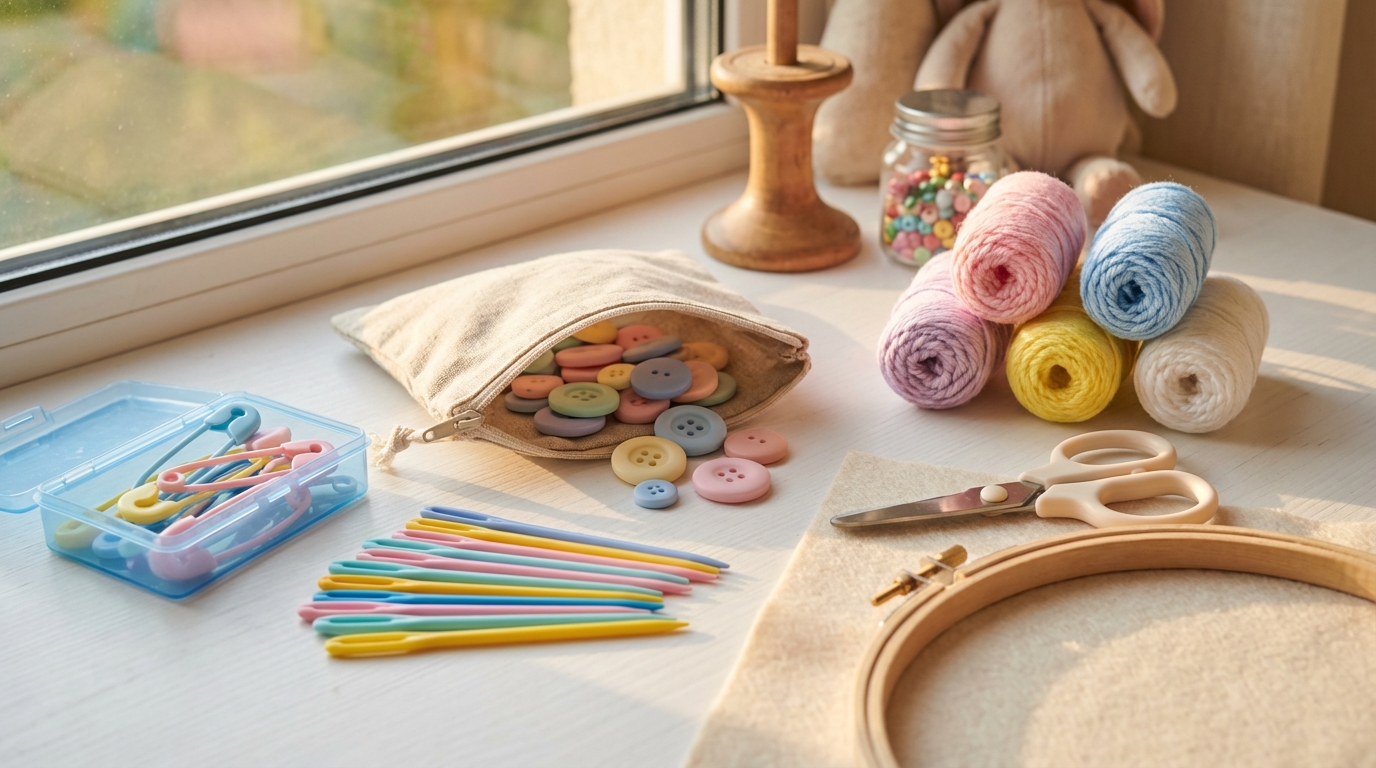 Набор безопасной фурнитуры для детского шитья