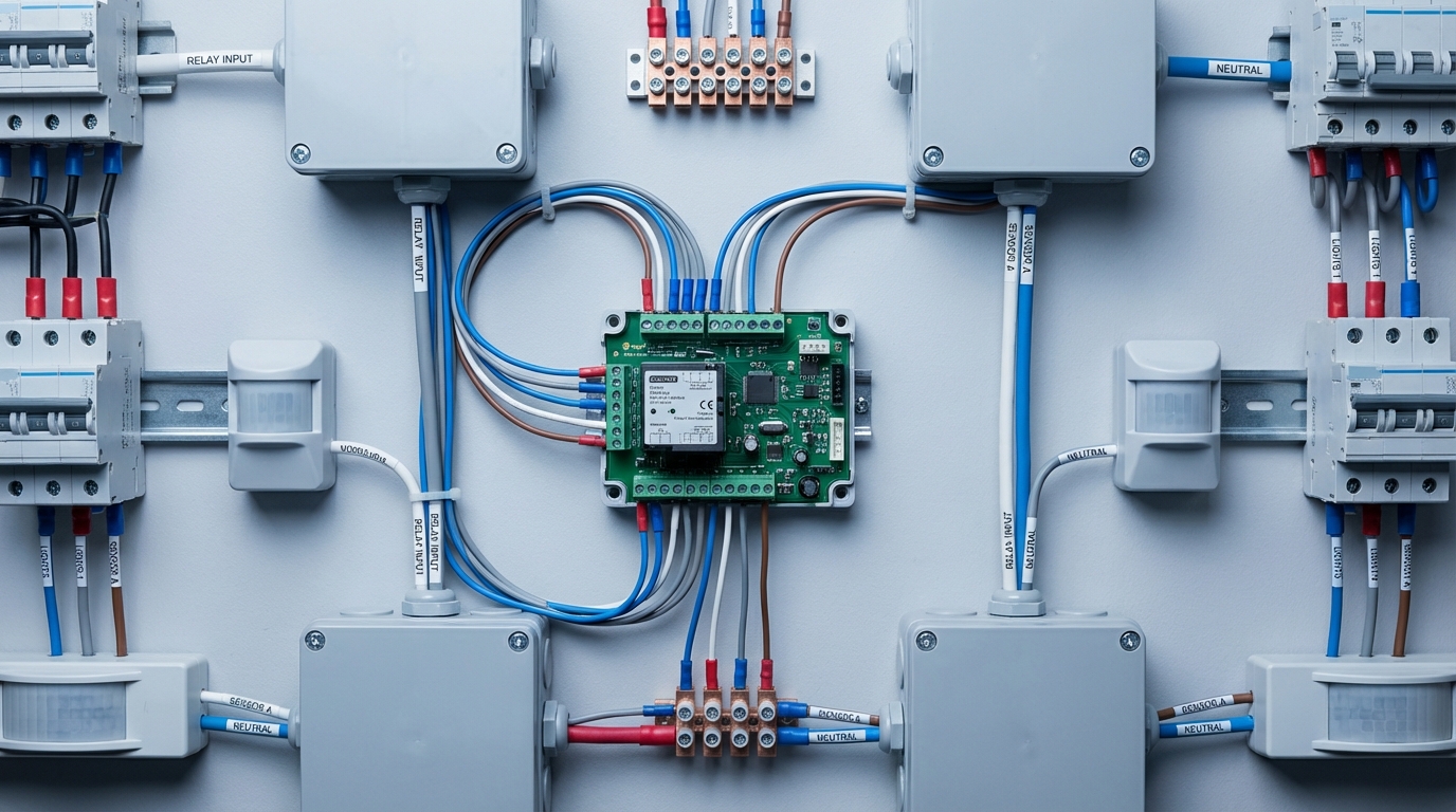 Схема установки реле в системе автоматизации дома