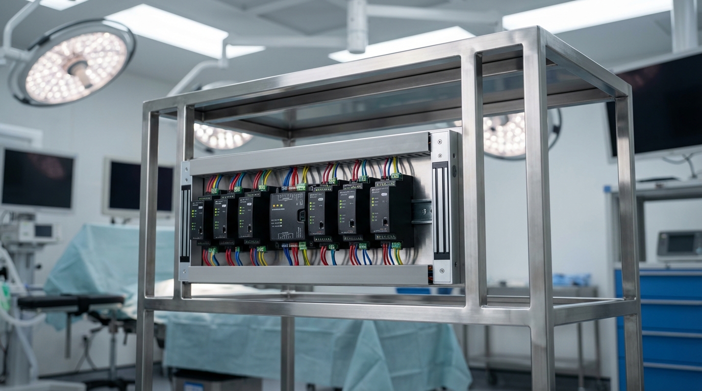 Схема организации доступа к релейным модулям в медицинском оборудовании