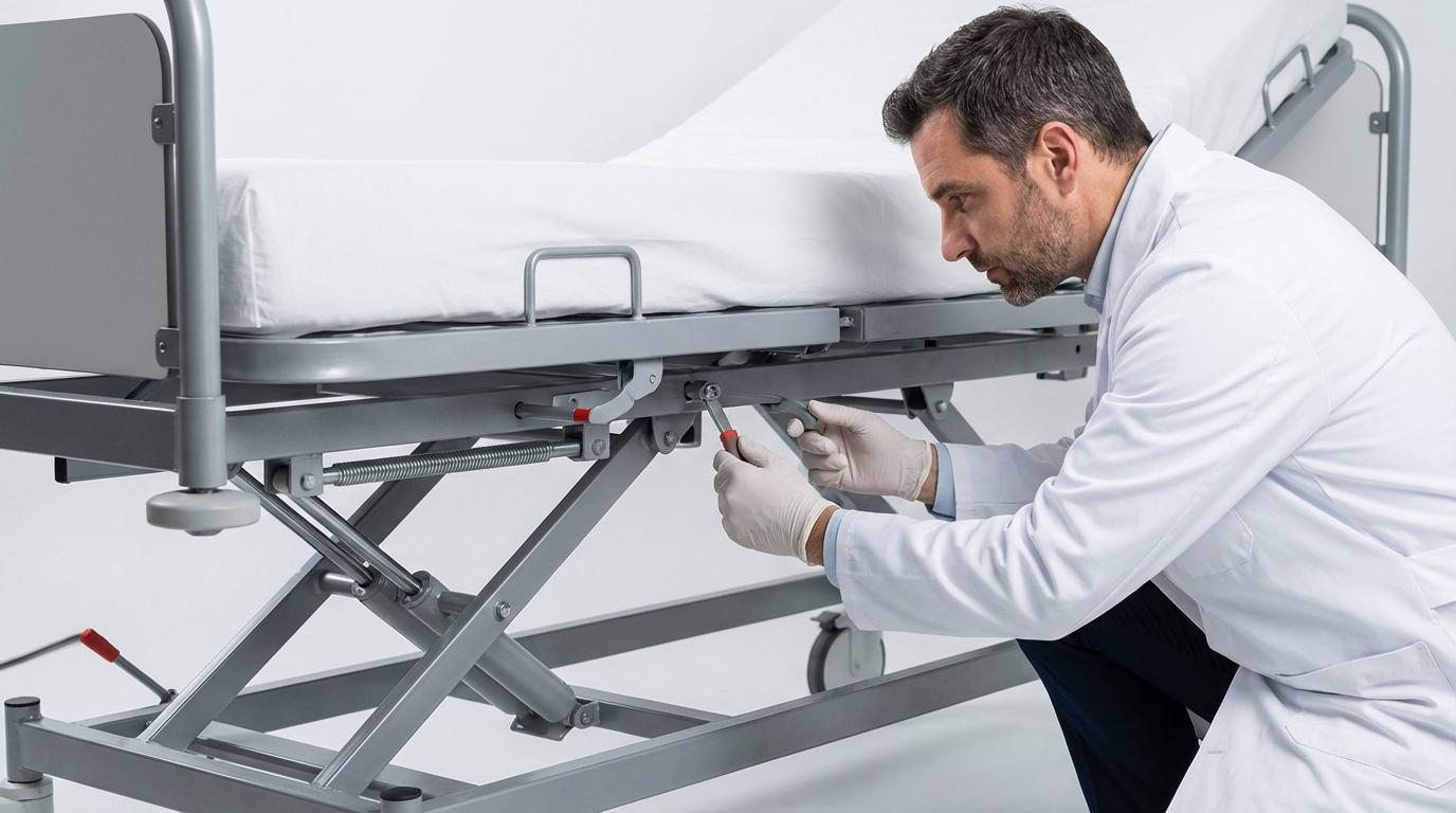 Проверка механизмов медицинской кровати на качество