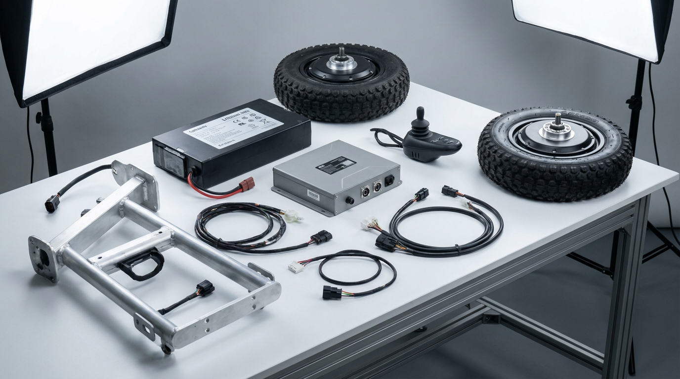 Компоненты электрической инвалидной коляски