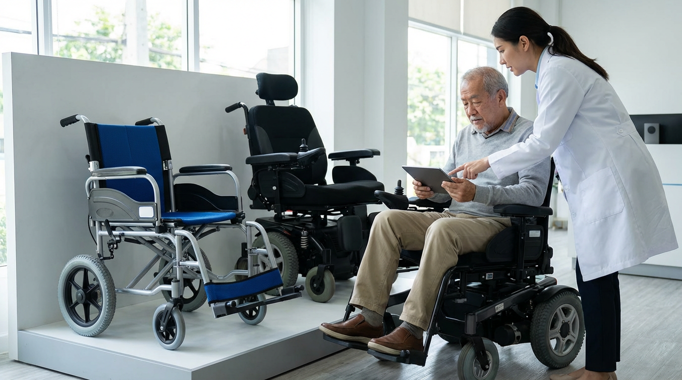 Процесс выбора электрической инвалидной коляски