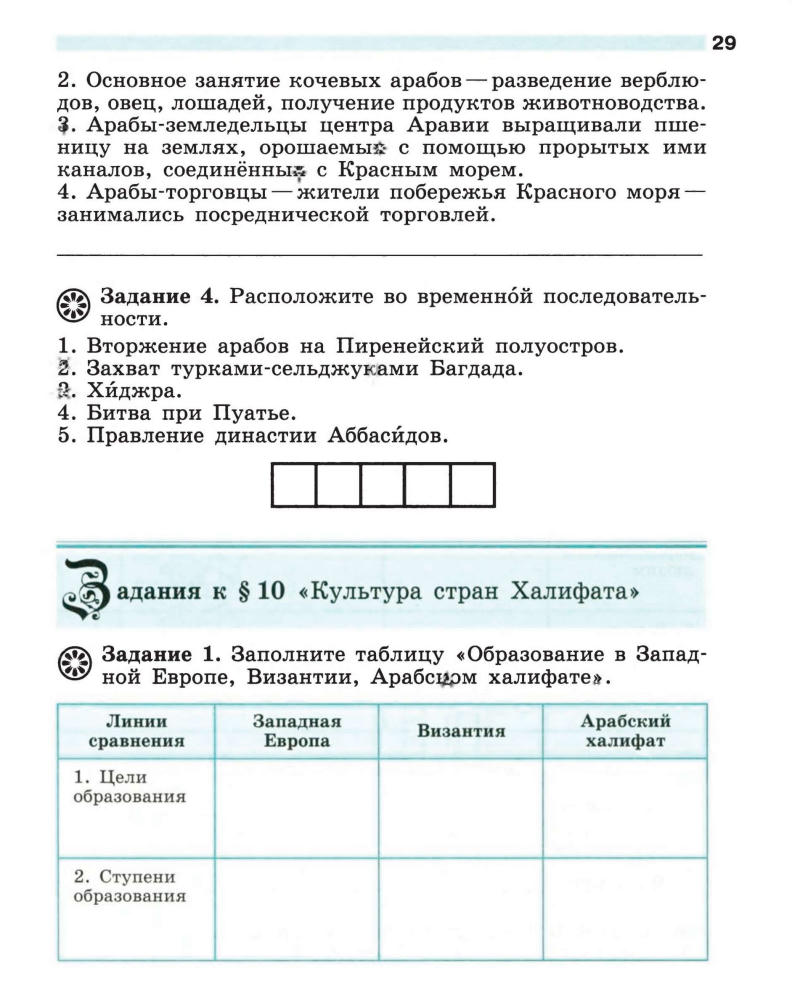 Крючкова Е. А. - Всеобщая история. История Средних веков. Рабочая тетрадь. 6 класс. - 2015_pic30.jpg
