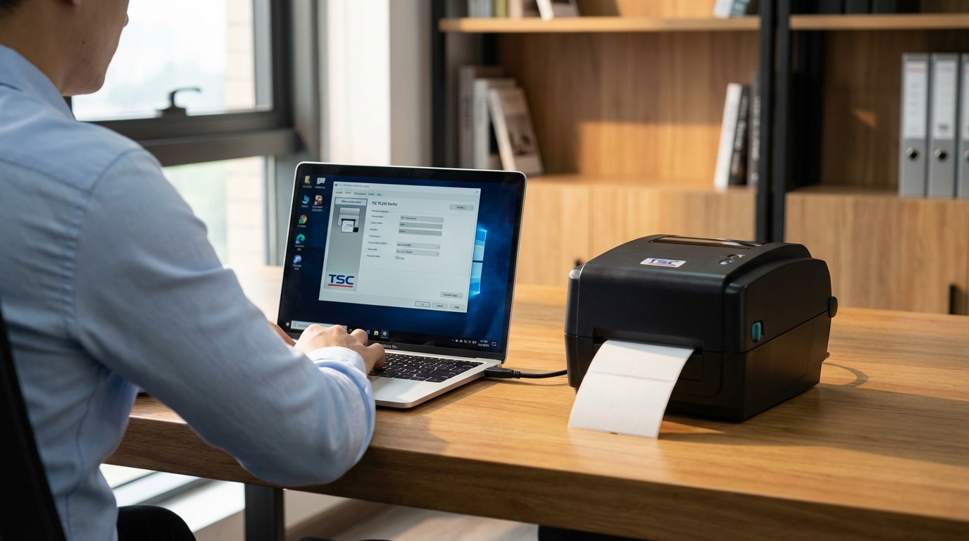 Настройка программного обеспечения для принтера TSC TE200