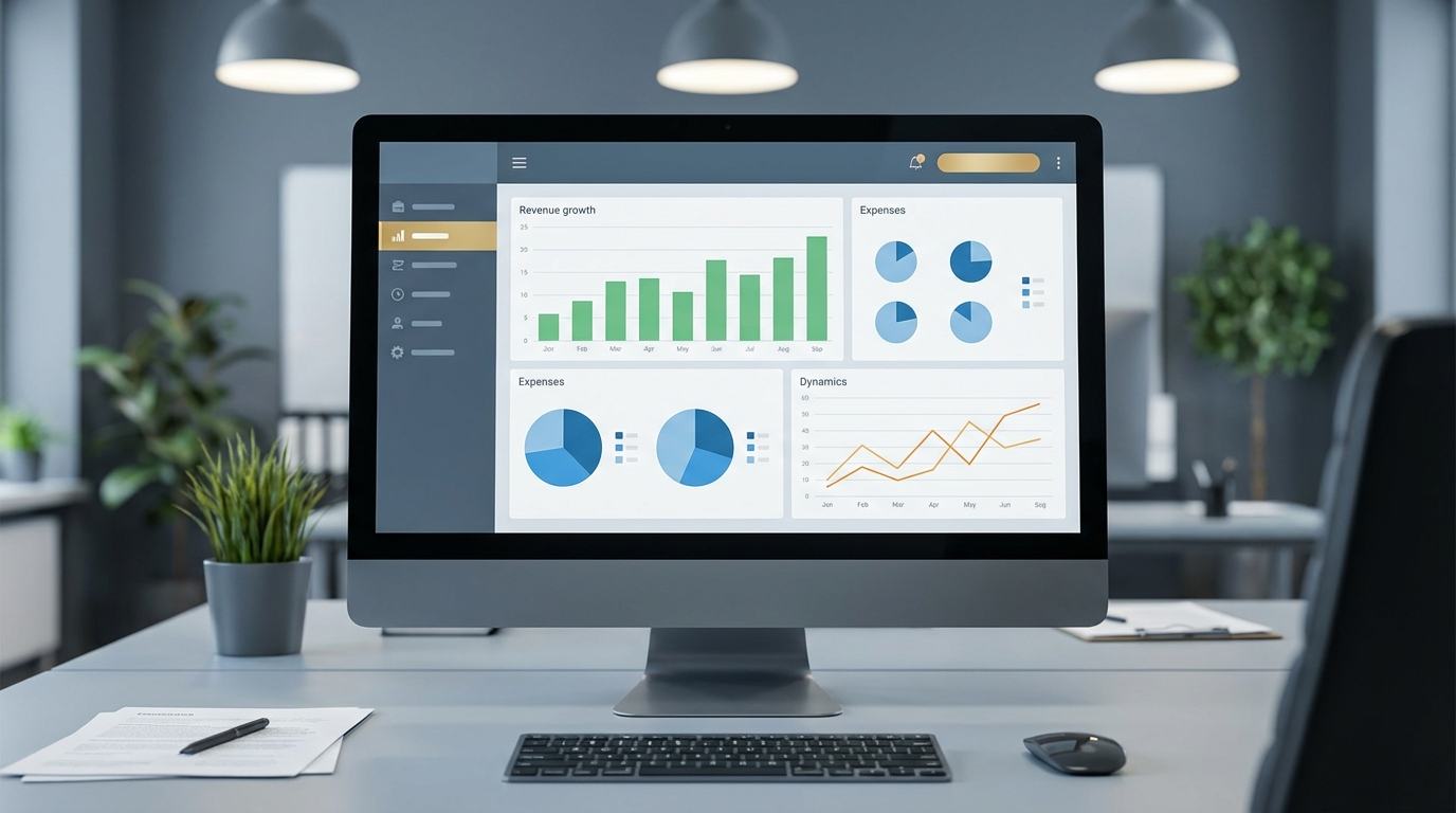 Интерфейс модуля 1С:ERP для управления финансами